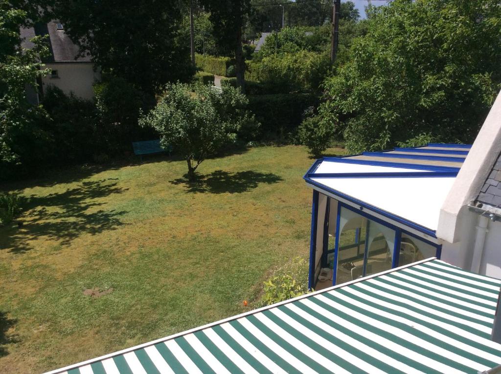 Zahrada ubytování chambre au calme a Botquelen
