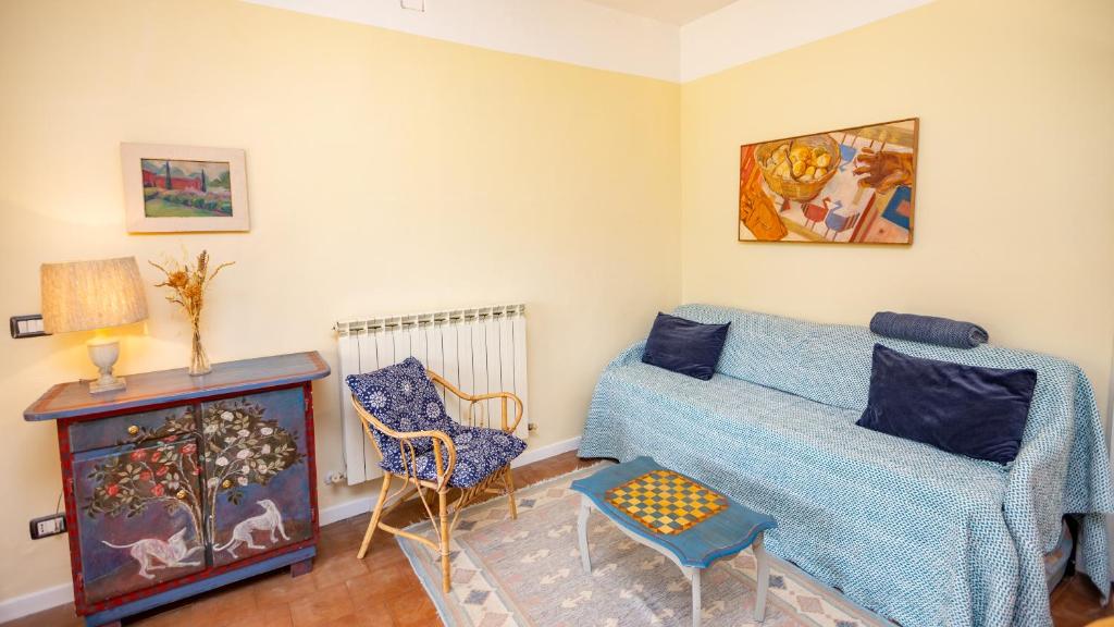 Posezení v ubytování Casa Rosa