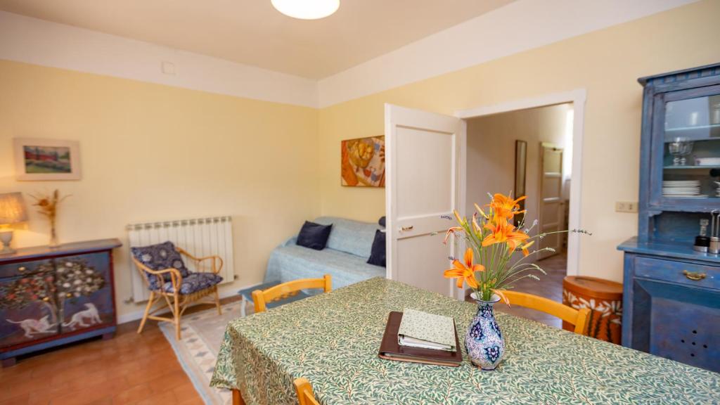 Posezení v ubytování Casa Rosa