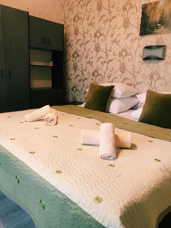 Postel nebo postele na pokoji v ubytování Altan Apartments