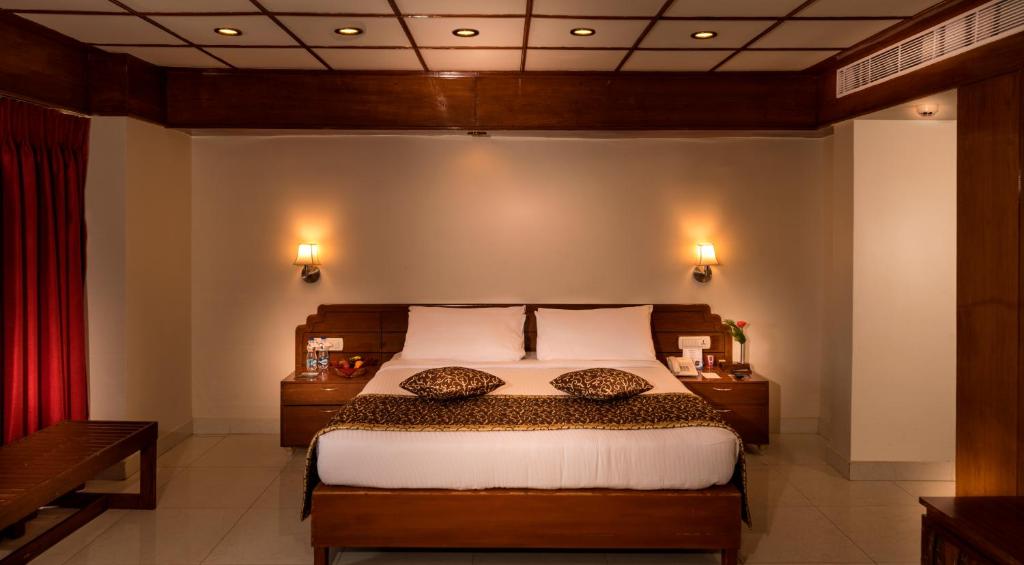 Postel nebo postele na pokoji v ubytování Fortune Pandiyan Hotel, Madurai - Member ITC Hotels' Group