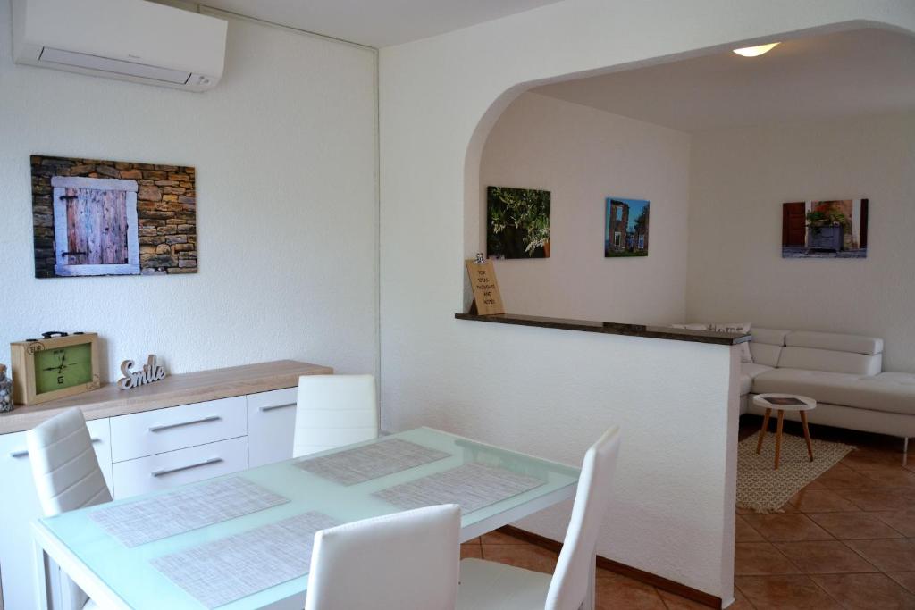 Posezení v ubytování Apartment Istrian view
