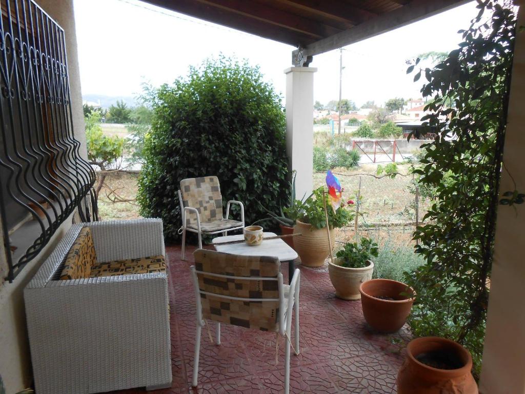 Zahrada ubytování Villa Ioanna