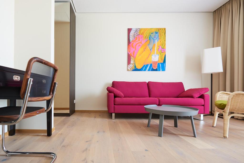 TV a/nebo společenská místnost v ubytování Hotel Calamus - 4 Sterne Superior