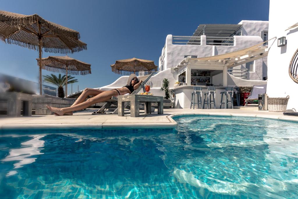 Bazén v ubytování Harmony Boutique Hotel nebo v jeho okolí