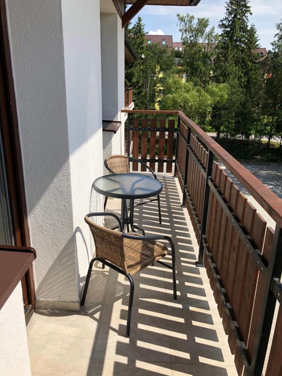 Balkón alebo terasa v ubytovaní Apartmán pod Štítom