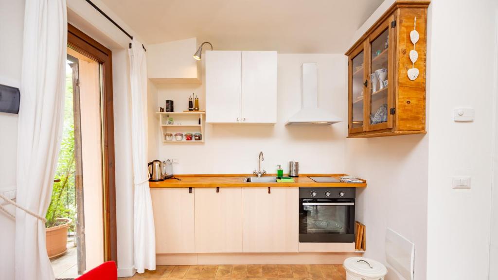 Kuchyň nebo kuchyňský kout v ubytování Casa Rosa