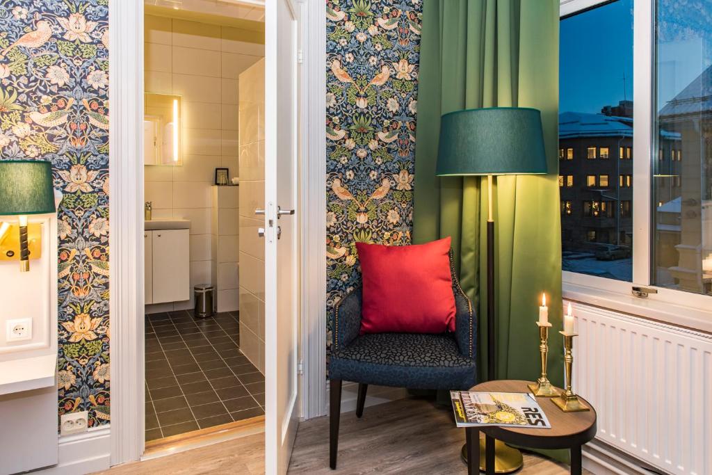 Posezení v ubytování SPiS Hotell Amber