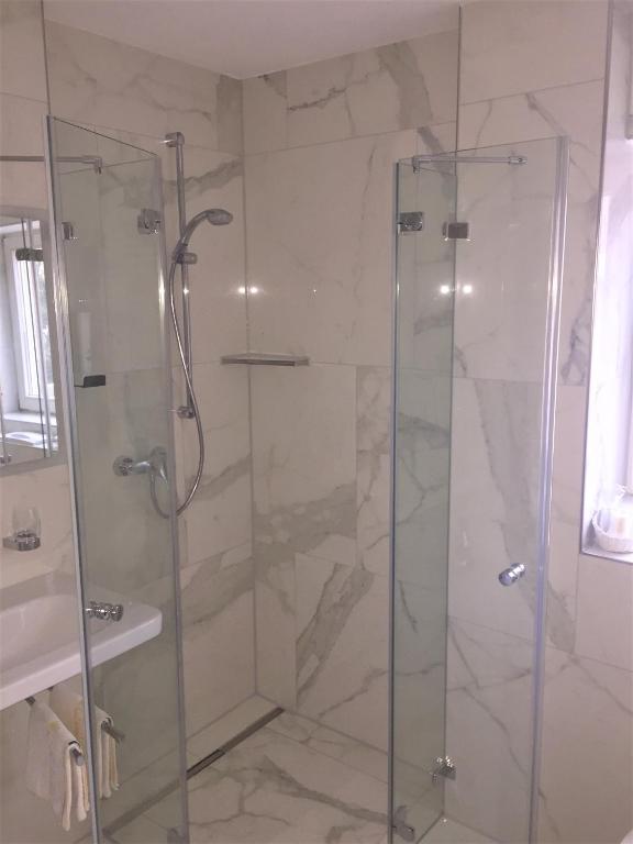Koupelna v ubytování Sporthotel Schönblick