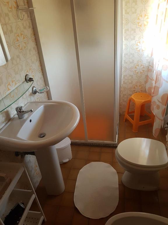 Koupelna v ubytování B&B Dolce Casa
