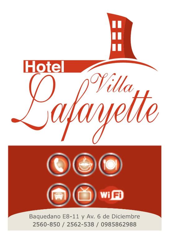 Certifikát, hodnocení, plakát nebo jiný dokument vystavený v ubytování Hotel Villa Lafayette