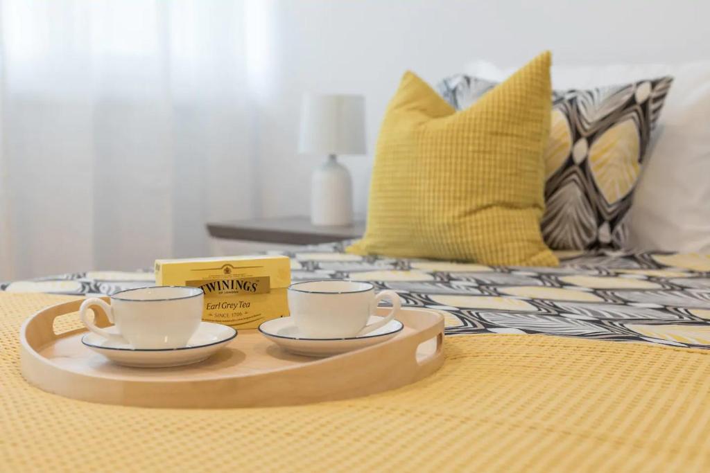 Posteľ alebo postele v izbe v ubytovaní Relax & Recharge SEA VIEW Apartment