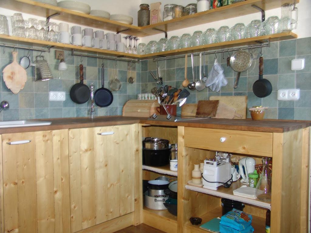 Cucina o angolo cottura di Penzion Olesnice