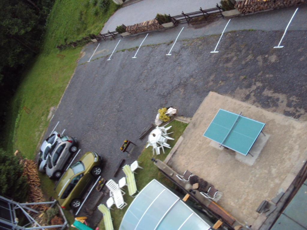 Letecký snímek ubytování Hotel Zátiší