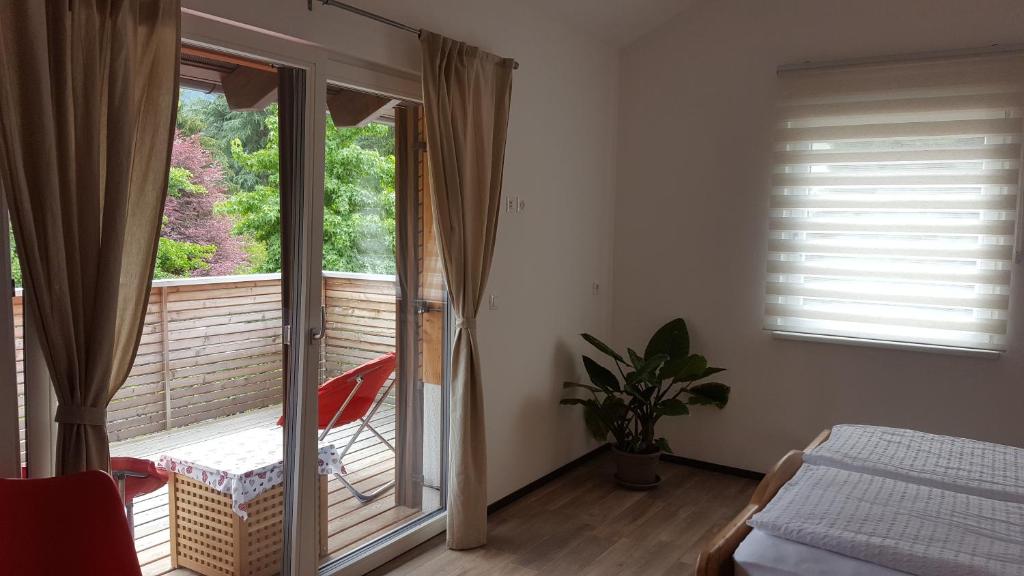 Postel nebo postele na pokoji v ubytování Masetto Egidio Eco-Agritur