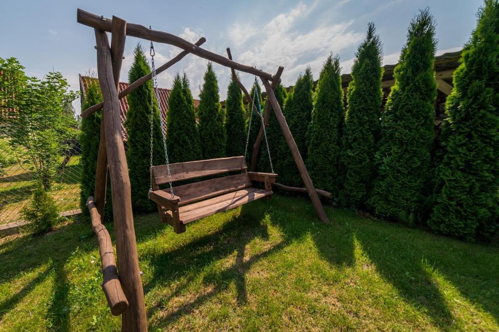 Vonkajšia záhrada v ubytovaní Villa Mikołajki Popiełuszki 8
