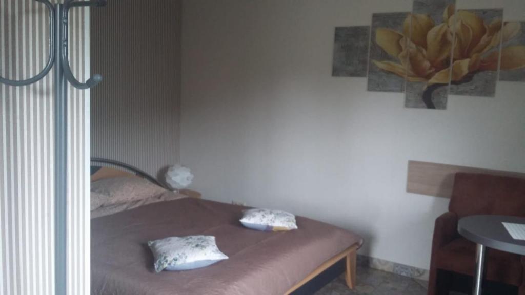 Postel nebo postele na pokoji v ubytování Guest house Kajaki-Ragaciems