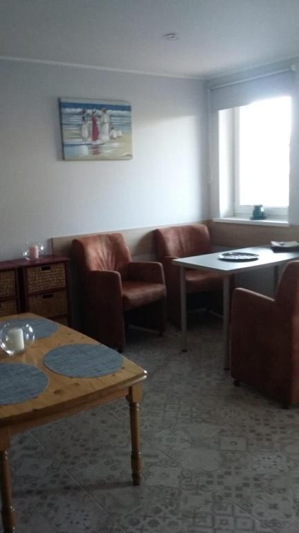 Posezení v ubytování Guest house Kajaki-Ragaciems