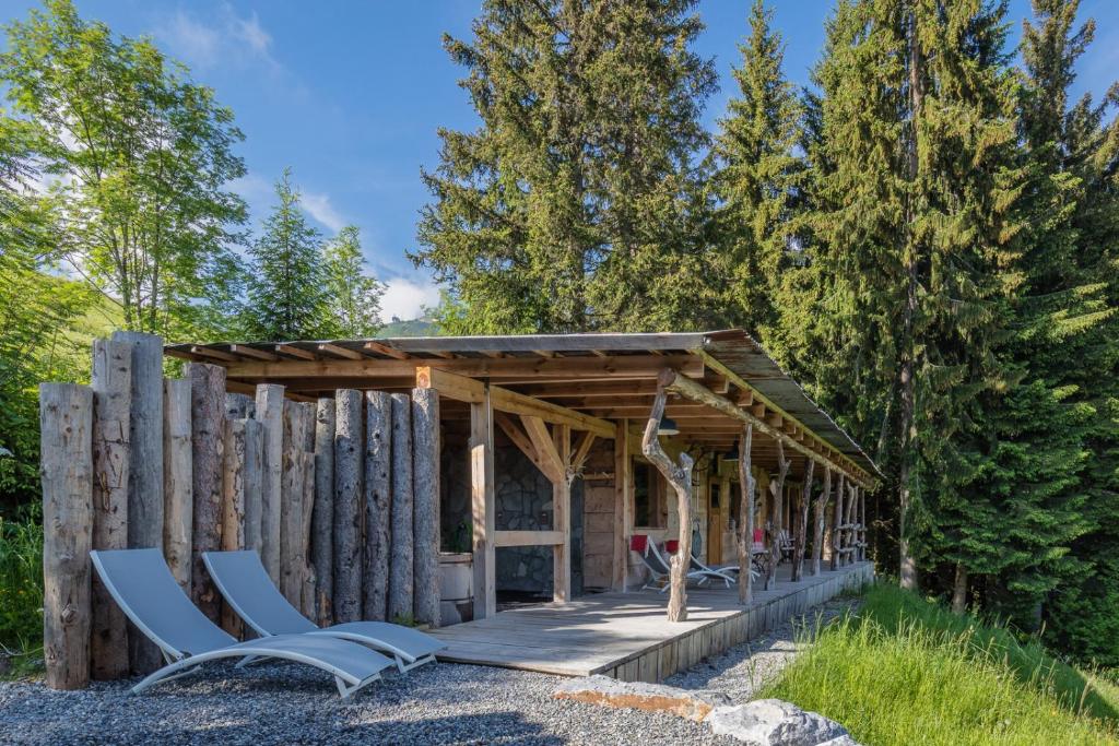 Zahrada ubytování Rinderberg Lodge