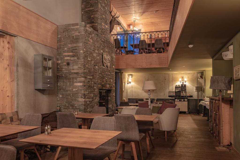 Restaurace v ubytování Rinderberg Lodge