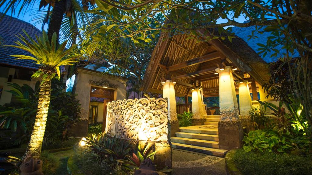 Zahrada ubytování Kori Ubud Resort, Restaurant & Spa