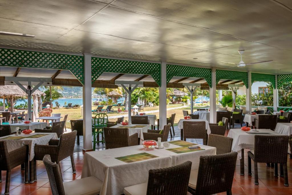 Restaurace v ubytování L'Habitation Cerf Island