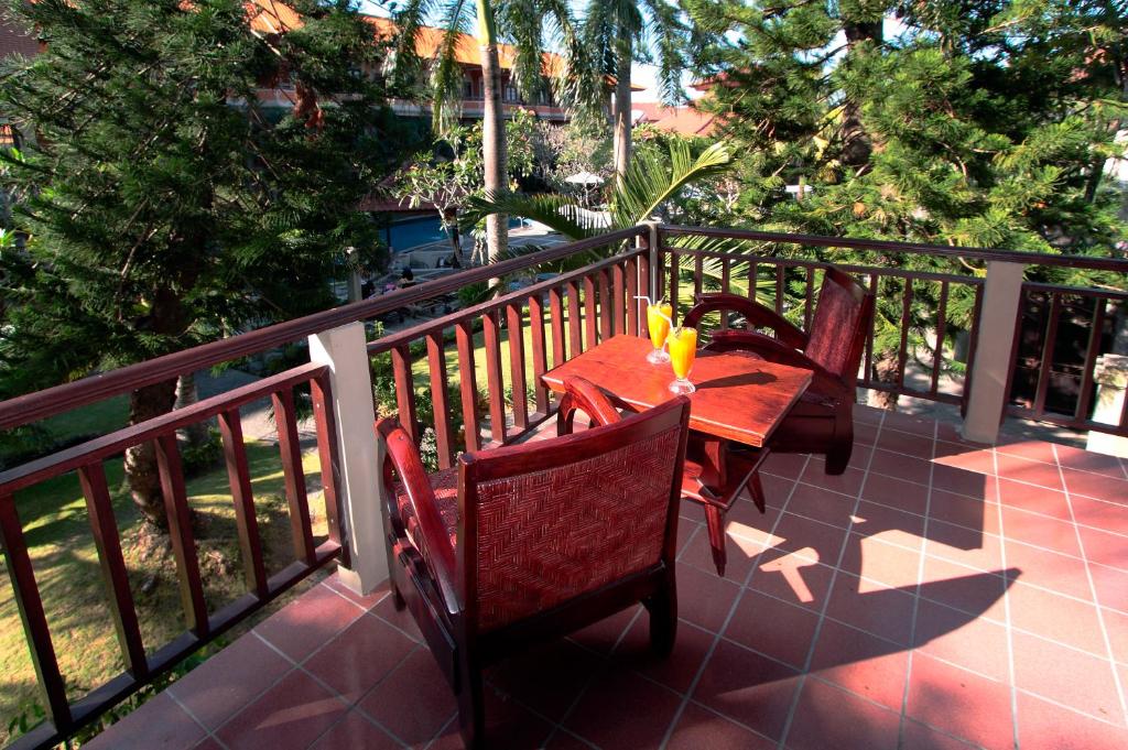 Balkón nebo terasa v ubytování Adi Dharma Hotel Kuta