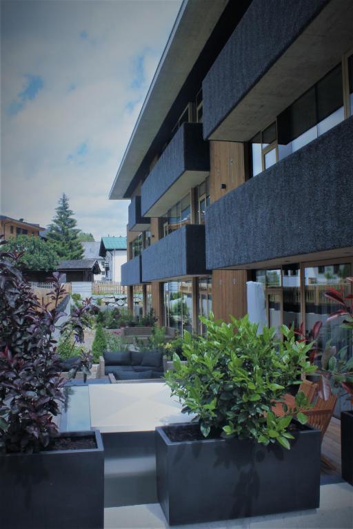Vonkajšia záhrada v ubytovaní Apart6580