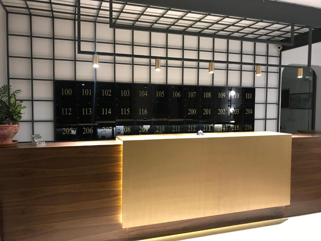 Lounge nebo bar v ubytování Fanari Hotel