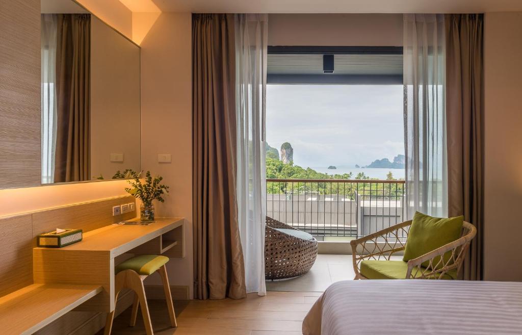 Postel nebo postele na pokoji v ubytování Panan Krabi Resort