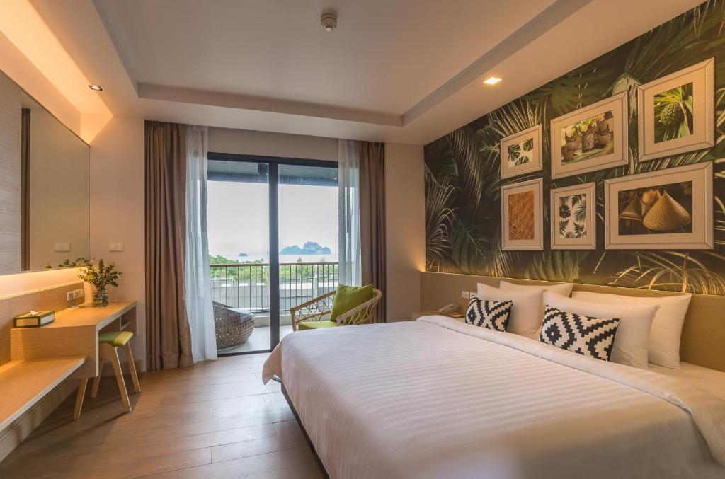Postel nebo postele na pokoji v ubytování Panan Krabi Resort