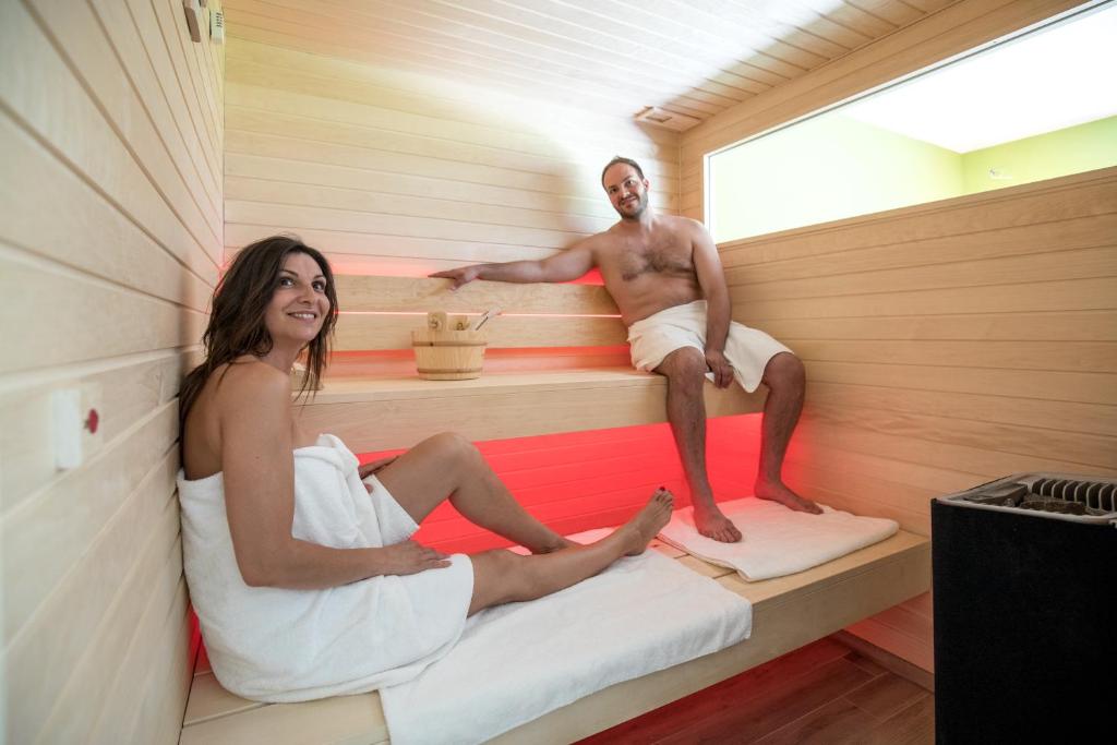 Łóżko lub łóżka w pokoju w obiekcie Energy Hotel