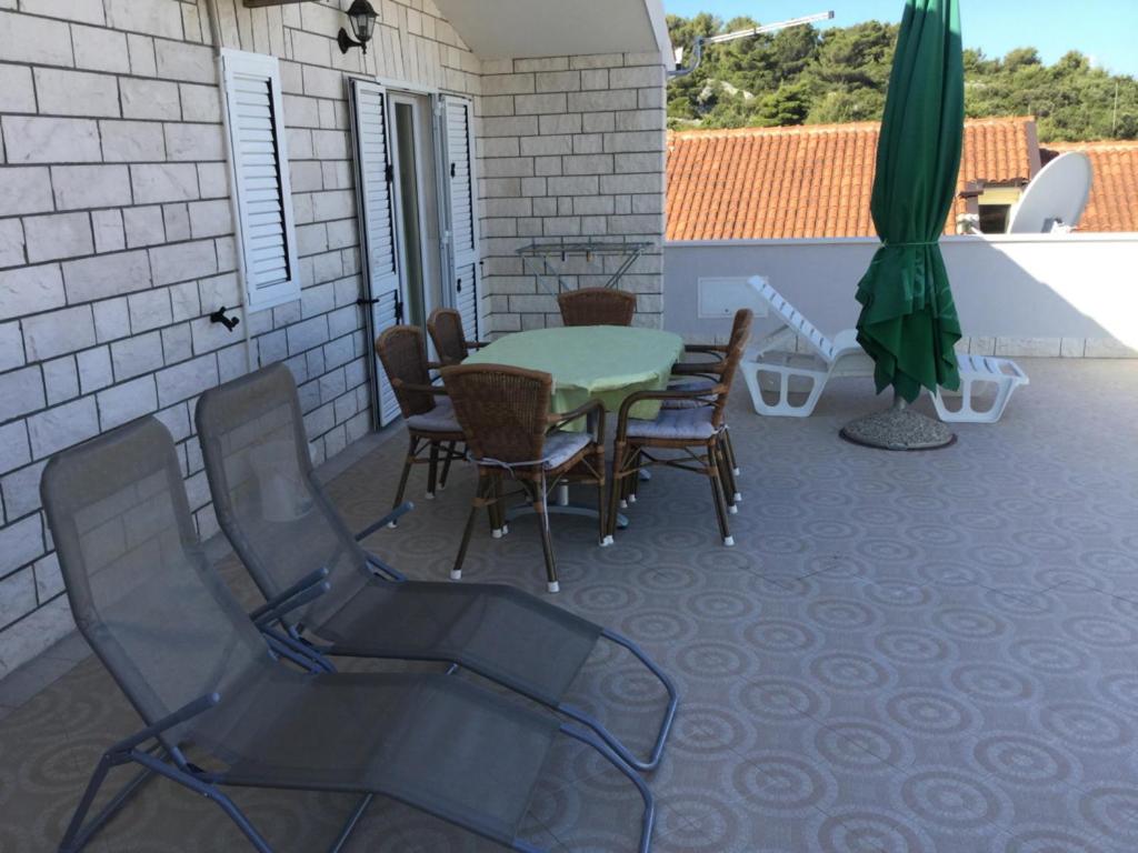 Balkon lub taras w obiekcie Apartmani Jerkovic