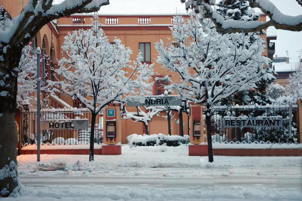 Hotel Andria v zimě