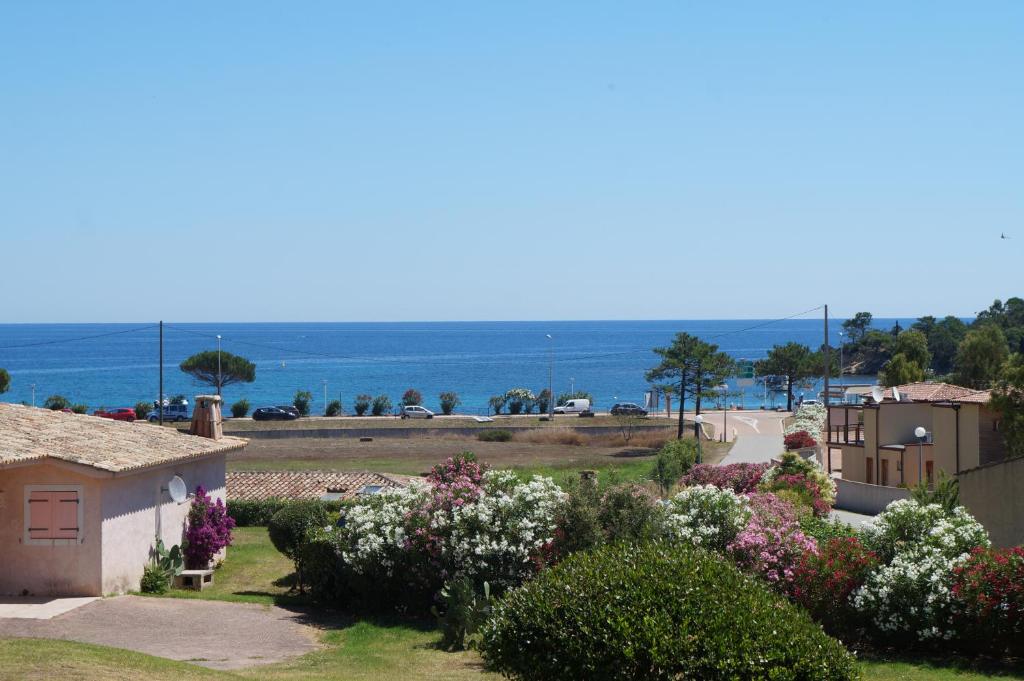 コンカにあるVue mer Corseの家から見える海