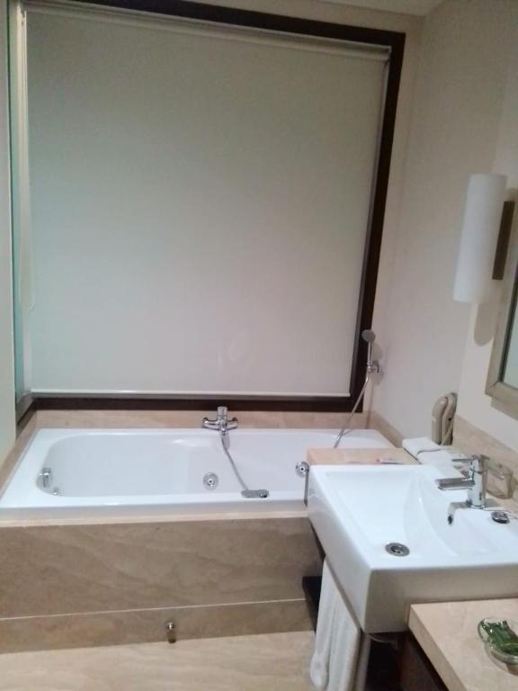 Koupelna v ubytování Radisson Noida