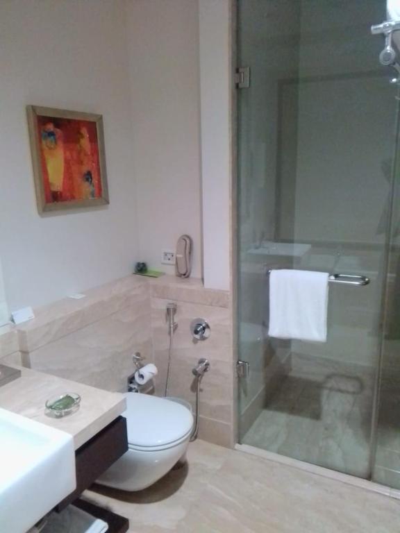 Koupelna v ubytování Radisson Noida