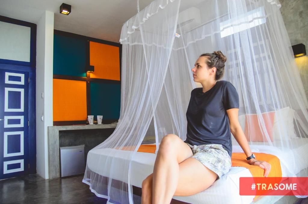 Koupelna v ubytování Culture Resort