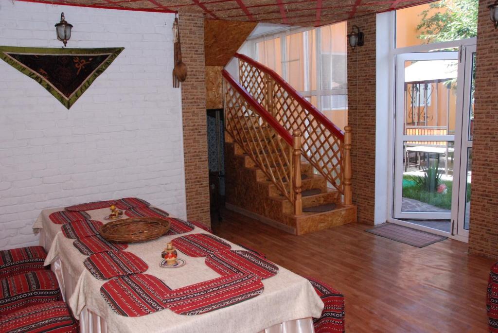 Postel nebo postele na pokoji v ubytování Osobyi Guest house