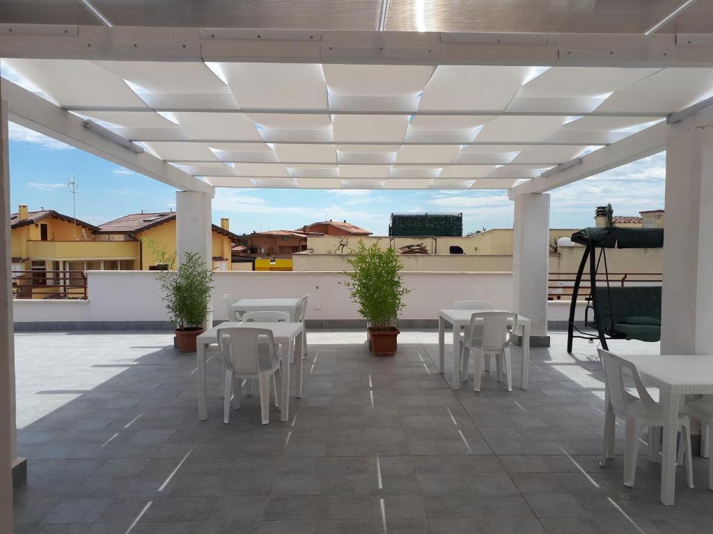 Balkón nebo terasa v ubytování Guest House Roma Express