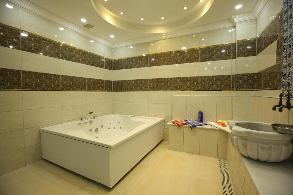 Koupelna v ubytování Ugur Termal Residence