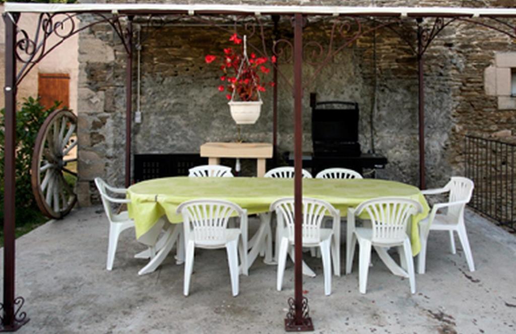 Patio nebo venkovní prostory v ubytování Le Mas Capel