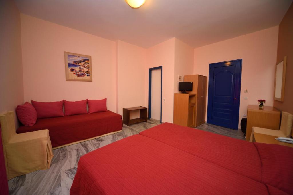Postel nebo postele na pokoji v ubytování Hotel Palazzo