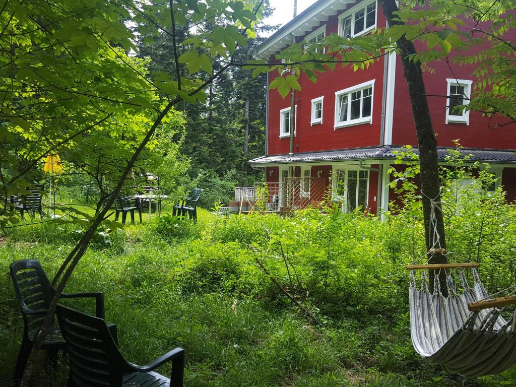 Zahrada ubytování Schwedenhaus Eichenberg