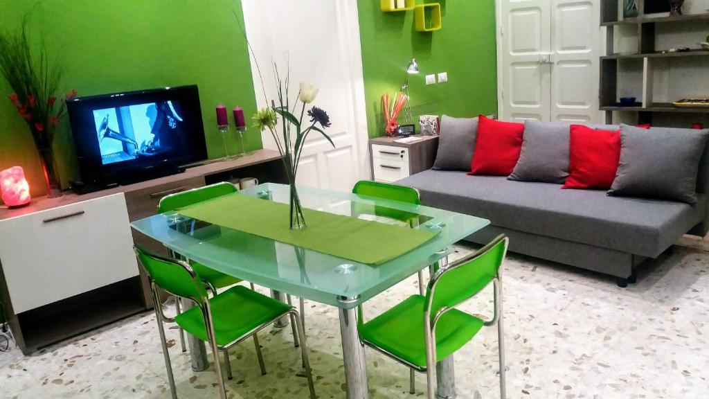 Część wypoczynkowa w obiekcie Corte Degli Aranci House