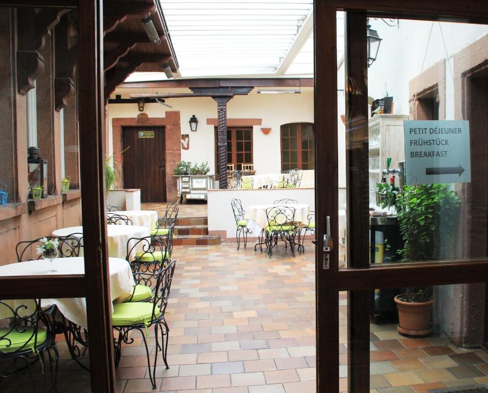 Restaurace v ubytování Hostellerie au Cygne