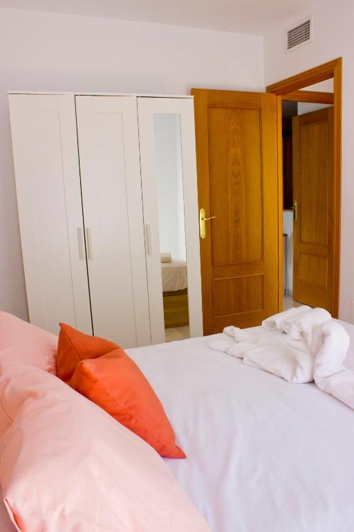Posteľ alebo postele v izbe v ubytovaní Seaview Fuengirola Apartment