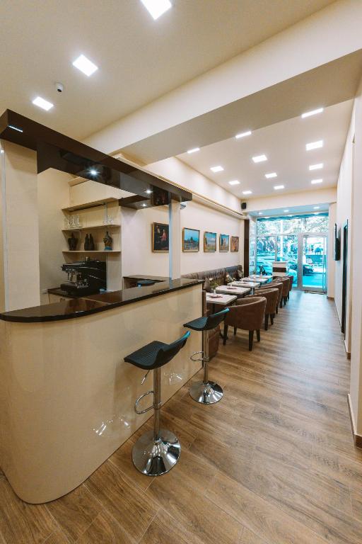 Kuchyň nebo kuchyňský kout v ubytování L'image Art Hotel