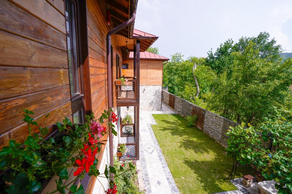 Zahrada ubytování Felix Pension
