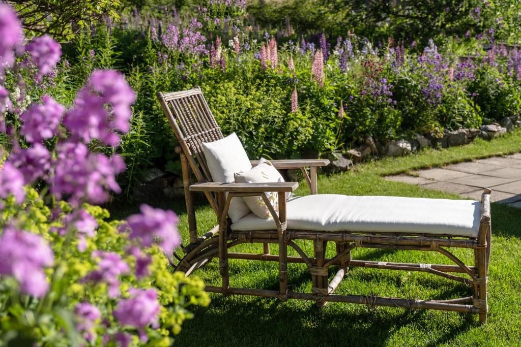 Zahrada ubytování Hotel Edelweiss